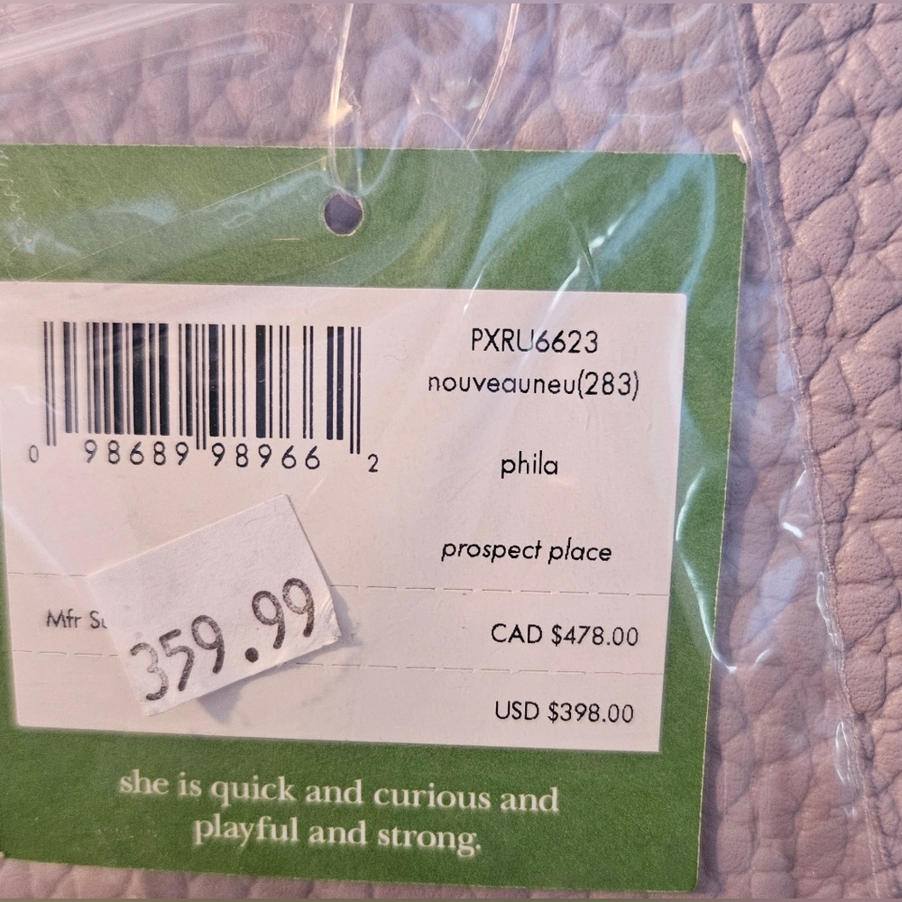 Kate Spade Prospect Place Phila Nouveau Neutral NWT - Picture 6 of 11